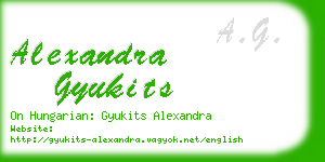 alexandra gyukits business card